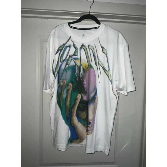 2 Men's Jordan Graphic T-shirts Size Large - Picture 6 of 10